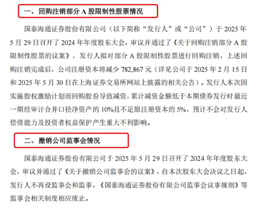 通过了！国泰海通(🎢)，撤销监事会！